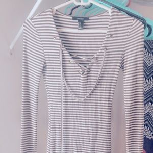 Long sleeve mini dress